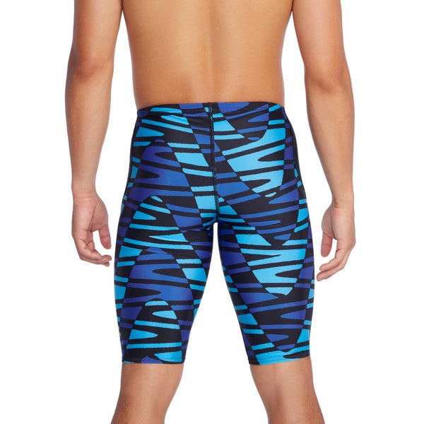 Speedo Men's Disco Boom Splice Jammer Black/Blue