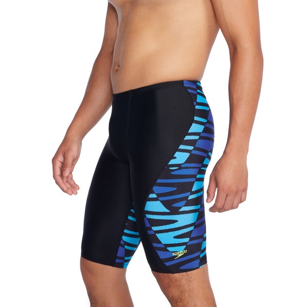 Speedo Men's Disco Boom Splice Jammer Black/Blue