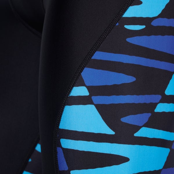 Speedo Men's Disco Boom Splice Jammer Black/Blue