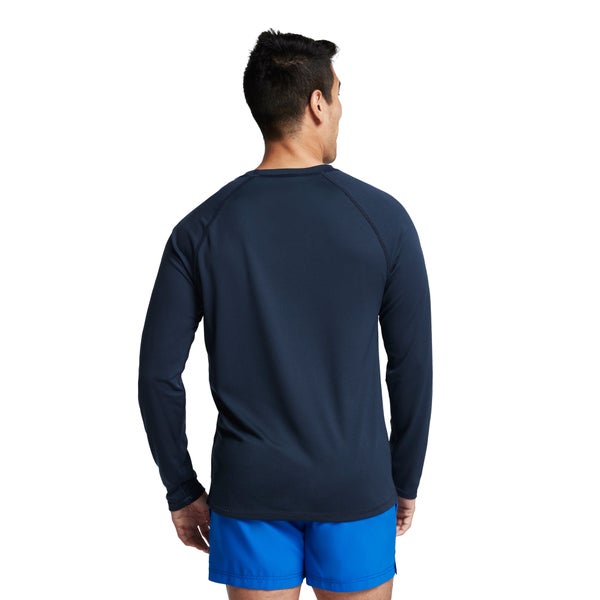 Speedo Men's Easy Long Sleeve Rashguard Navy