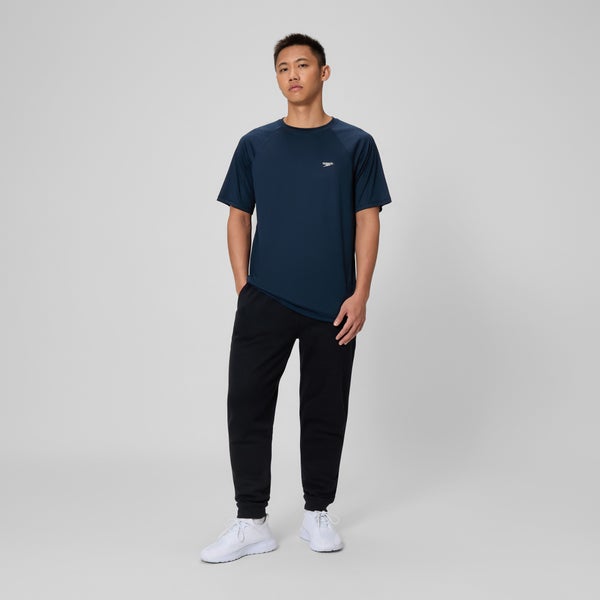 Speedo Men's Easy Short Sleeve Rashguard Navy