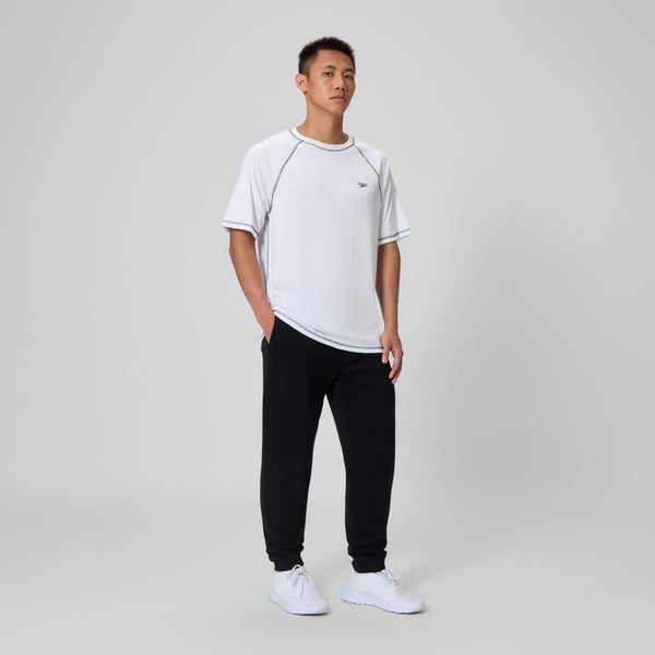 Speedo Men's Easy Short Sleeve Rashguard White