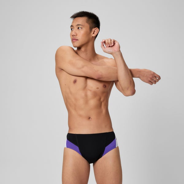 speedo Men's Edge Splice Brief Purple