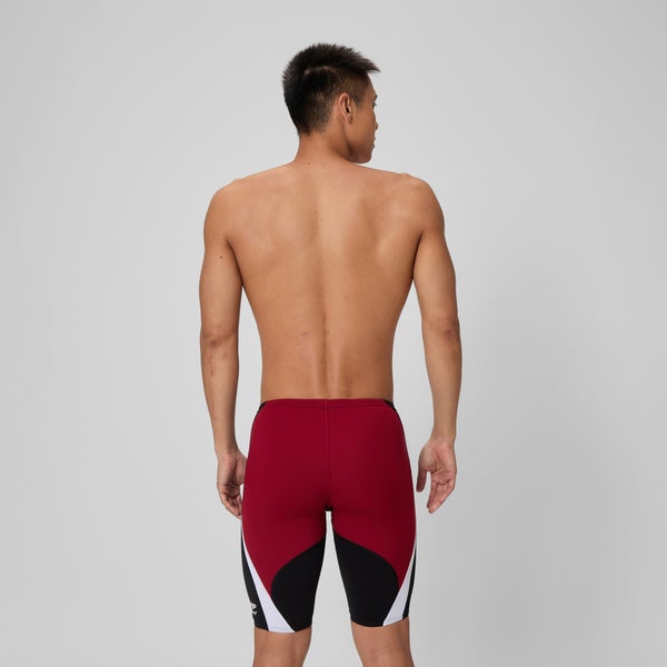 Speedo Men's Edge Splice Jammer Black/Red
