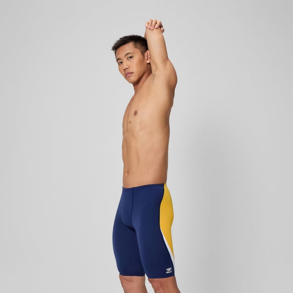 Speedo Men's Edge Splice Jammer Navy/Gold