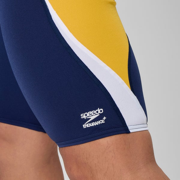 Speedo Men's Edge Splice Jammer Navy/Gold
