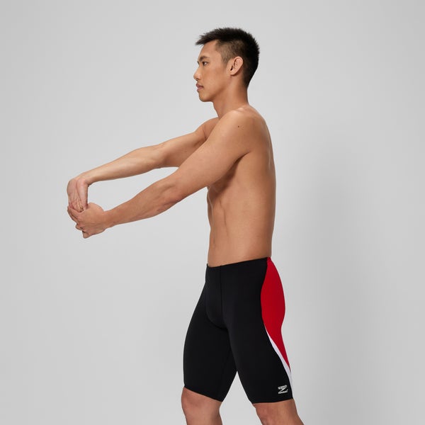 Speedo Men's Edge Splice Jammer Red