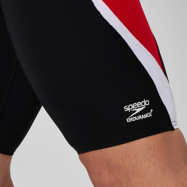 Speedo Men's Edge Splice Jammer Red