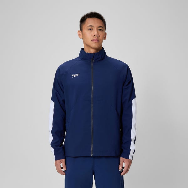 speedo Men's Edge Warm Up Jacket Navy
