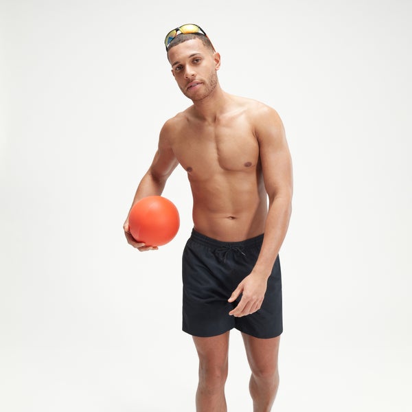 Speedo Men's Essentials 16" Swim Shorts Black/White