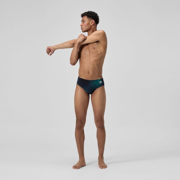 Speedo Men's Flow Brief Black/Blue