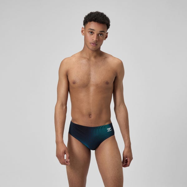 speedo Men's Flow Brief Black/Blue