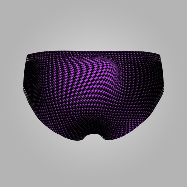 Speedo Men's Flow Brief Black/Purple