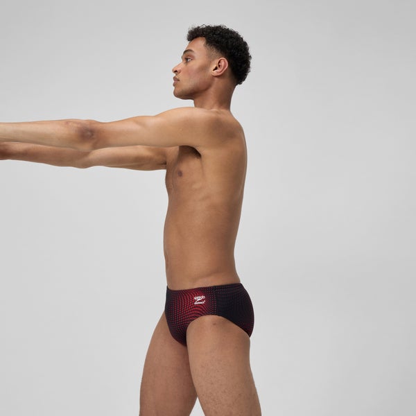 Speedo Men's Flow Brief Red