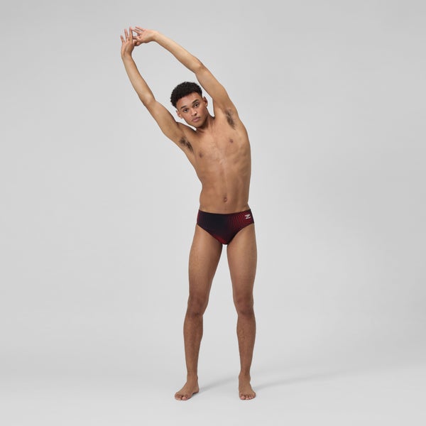 Speedo Men's Flow Brief Red