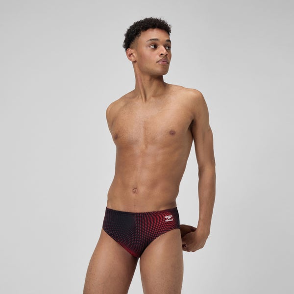 speedo Men's Flow Brief Red