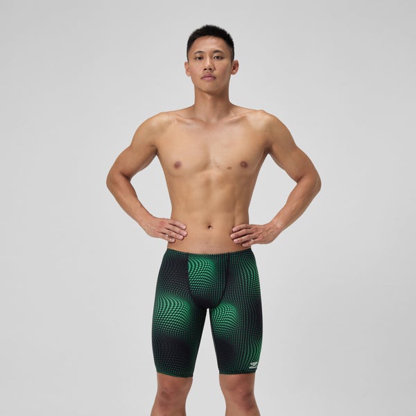 speedo Men's Flow Jammer Black/Green