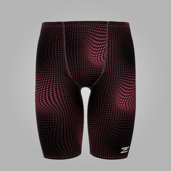 speedo Men's Flow Jammer Black/Maroon