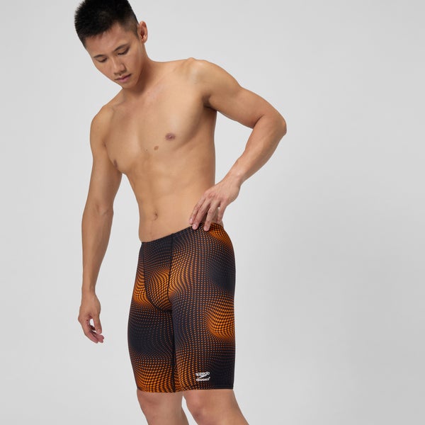 Speedo Men's Flow Jammer Black/Orange