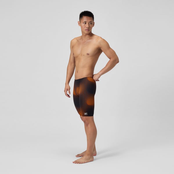 Speedo Men's Flow Jammer Black/Orange