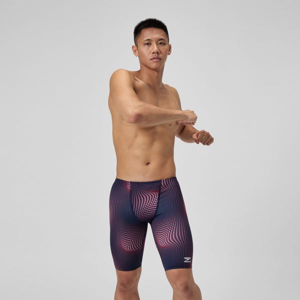speedo Men's Flow Jammer Navy/Red