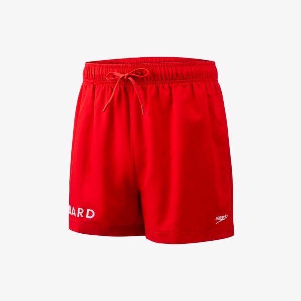 speedo Men's Guard 14" Volley Swim Trunks Red