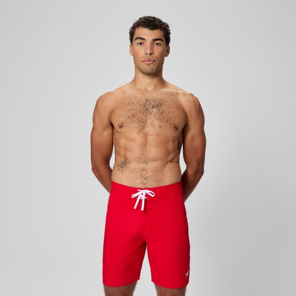 speedo Men's Guard 18" Boardshort Red