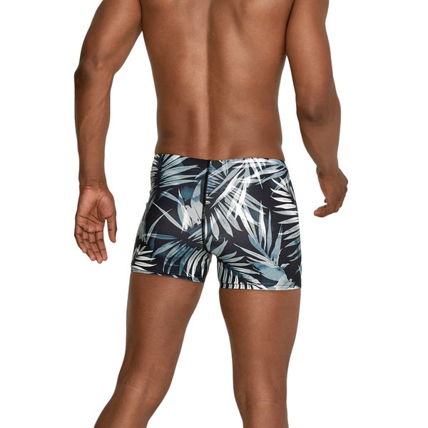 Speedo Men's Hothouse Floral Square Leg Navy
