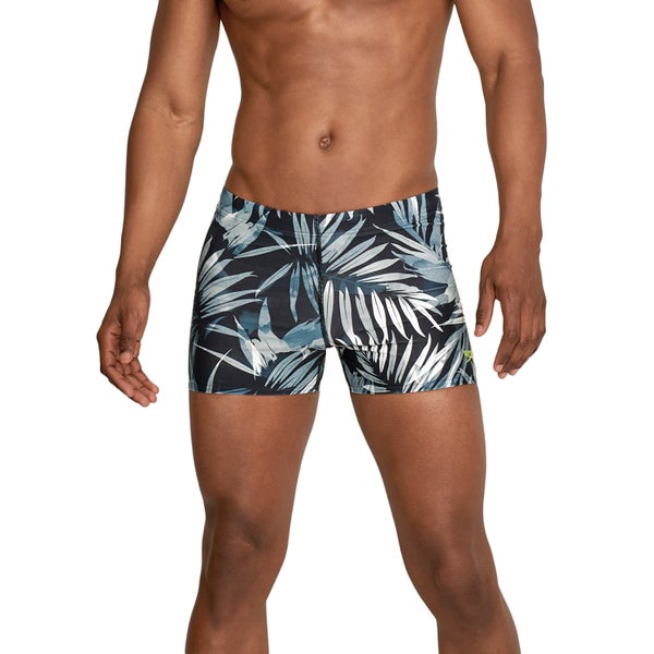 speedo Men's Hothouse Floral Square Leg Navy
