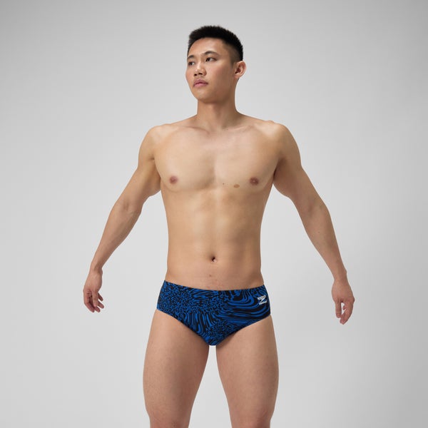 speedo Men's Hydrochasm Brief Blue/Black