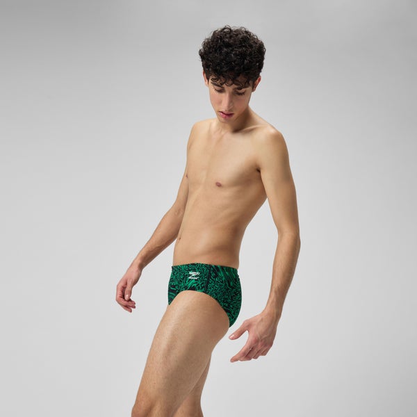 Speedo Men's Hydrochasm Brief Green/Black