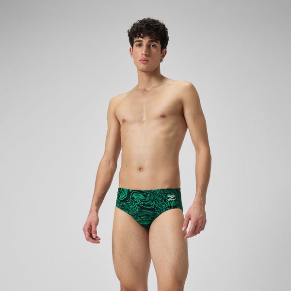 speedo Men's Hydrochasm Brief Green/Black