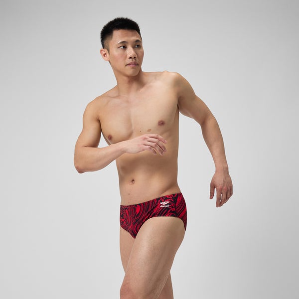Speedo Men's Hydrochasm Brief Red