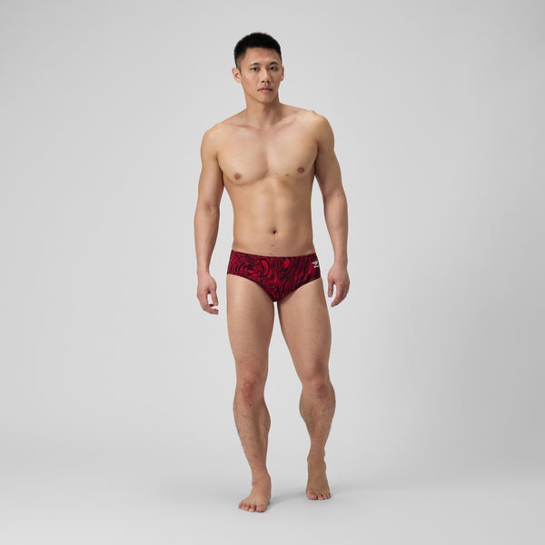 Speedo Men's Hydrochasm Brief Red