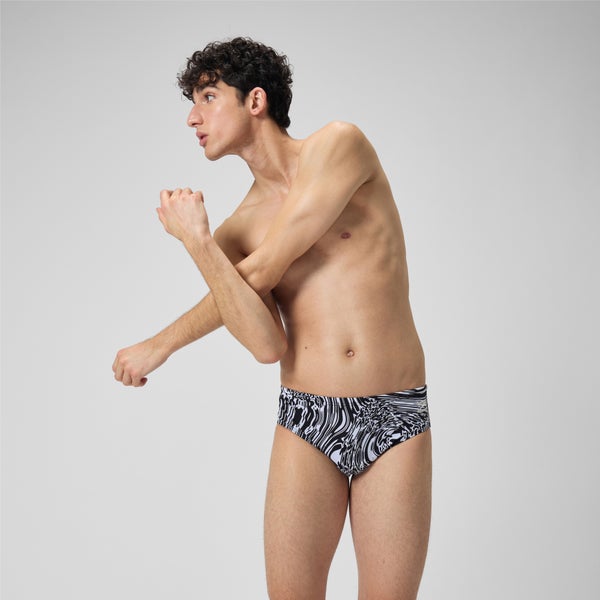 speedo Men's Hydrochasm Brief White/Gray