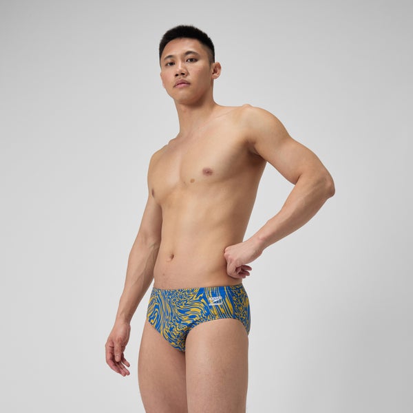 Speedo Men's Hydrochasm Brief Yellow/Blue