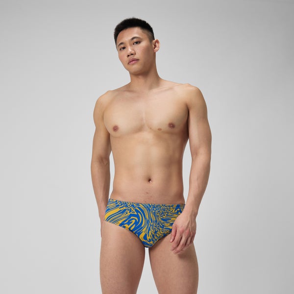speedo Men's Hydrochasm Brief Yellow/Blue