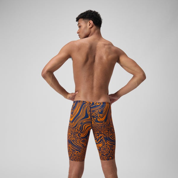 Speedo Men's Hydrochasm Jammer Orange/Navy