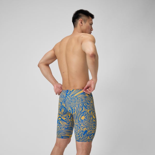 Speedo Men's Hydrochasm Jammer Yellow/Blue