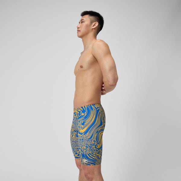 Speedo Men's Hydrochasm Jammer Yellow/Blue