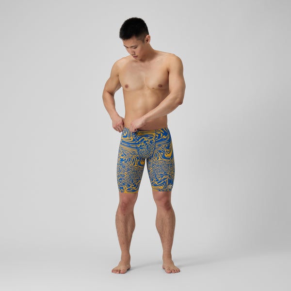 Speedo Men's Hydrochasm Jammer Yellow/Blue
