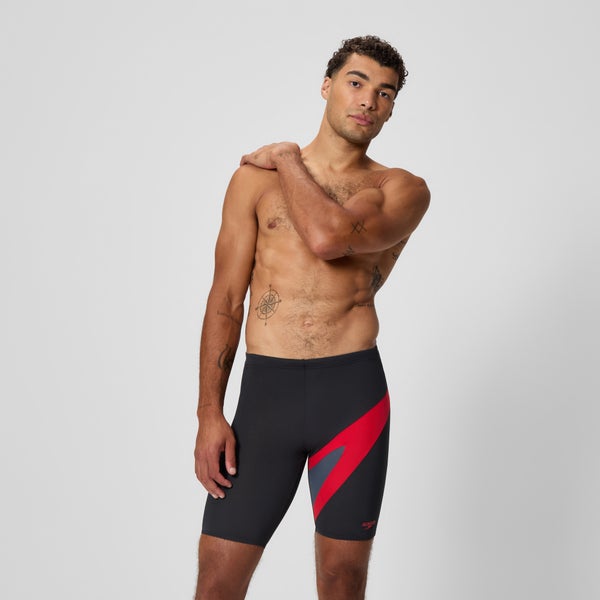 speedo Men's Hyperboom Jammer Black/Red