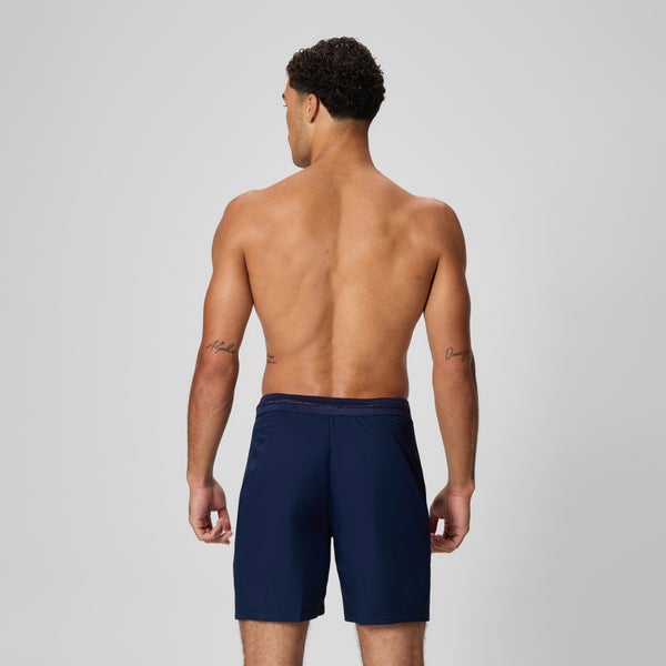 Speedo Men's Knit Warmup Shorts Navy