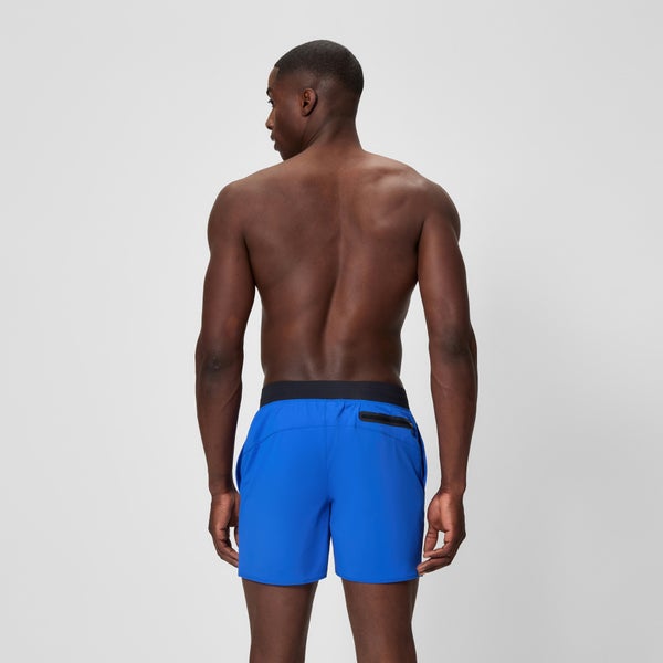 Speedo Men's Lookout Solid 16" Swim Shorts Blue