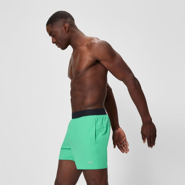 Speedo Men's Lookout Solid 16" Swim Shorts Green