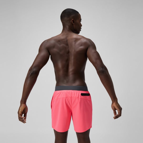 Speedo Men's Lookout Solid 16" Swim Trunks Orange