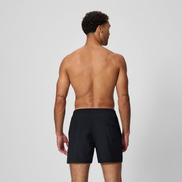 Speedo Men's Medley Logo 16" Swim Shorts Black/Red