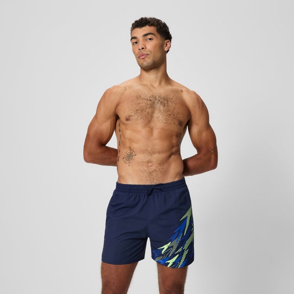 speedo Men's Medley Logo 16" Swim Shorts Navy/Blue