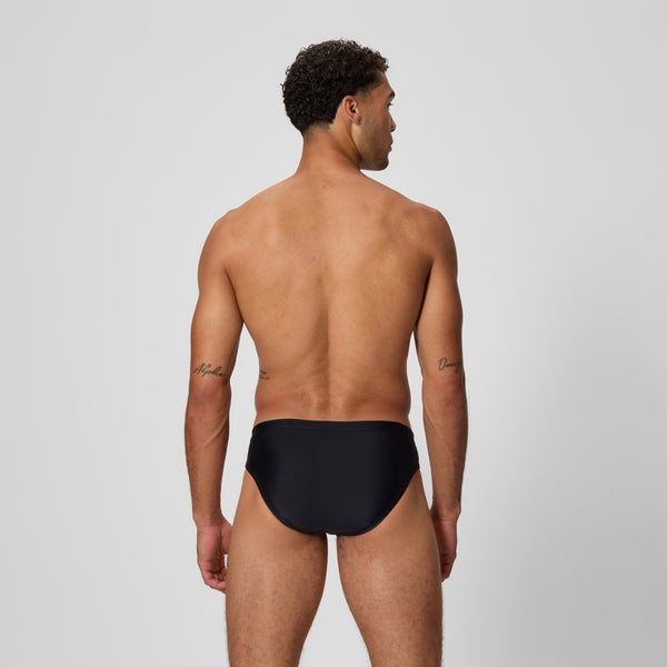 Speedo Men's Medley Logo Brief Black/Red