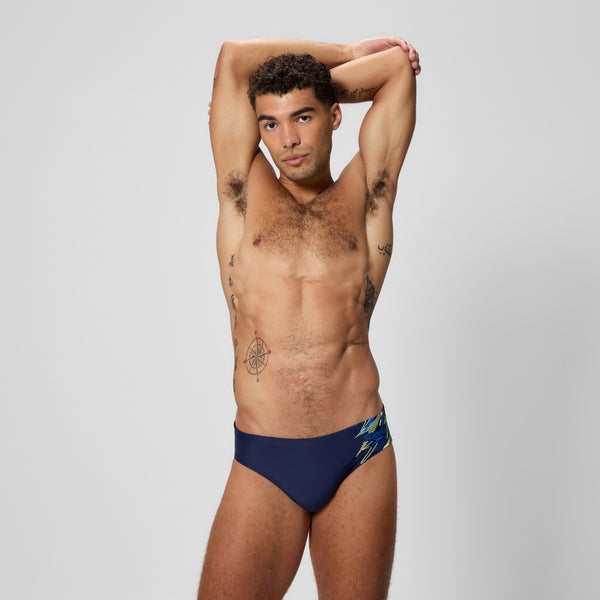 speedo Men's Medley Logo Brief Navy/Blue